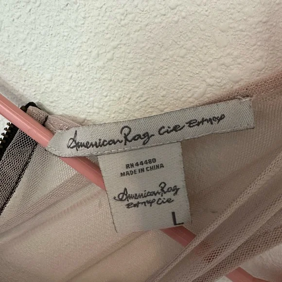 American Rag Black and Cream Mini Dress - Picture 4 of 4